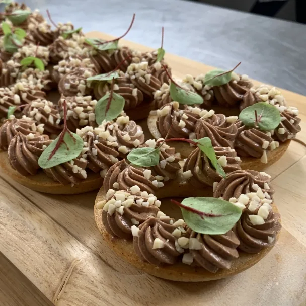 Dressage gourmand réalisé en atelier